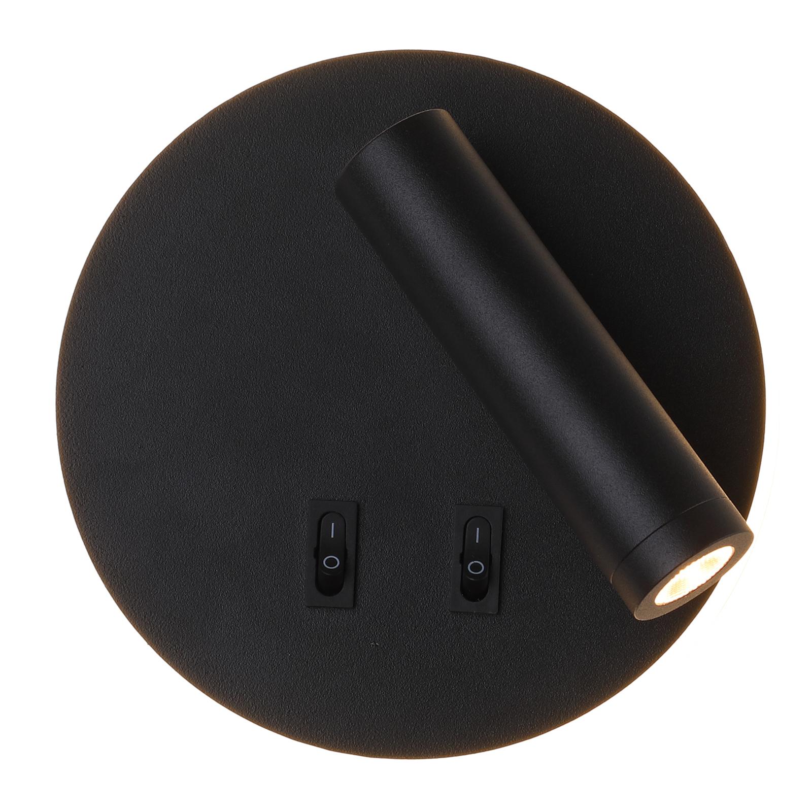 

3 Вт 10 Вт светодиодный прожектор настенный светильник 330 градусов вращение регулируемый внутренний подсветка бра лампа с выключателем домашнее освещение спальни White чёрный