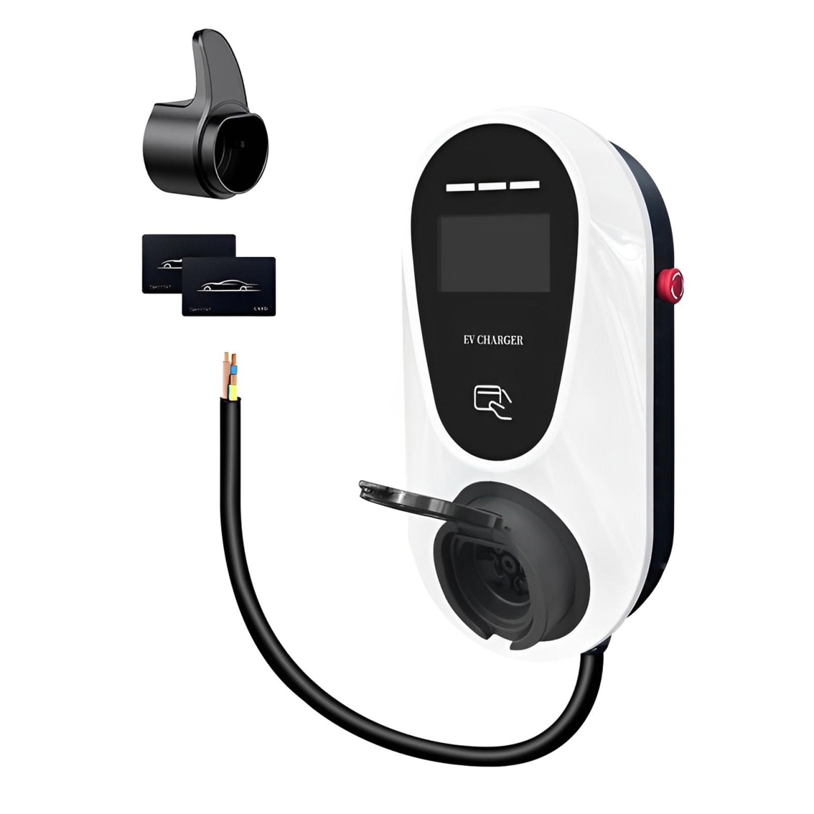 

Type2 Portable EV Charger 7KW 32A Wallbox EVSE Fast Charging Cable Support WiFi APP Bluetooth Control