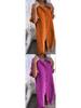 2026 Europäisches & Amerikanisches Frühling/Sommer Lockeres Casual Mittellanges Baumwoll-Leinen Hemdkleid für Damen