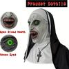 10PCS Scream Horror White Scare Mask Masquerade Skull Ghost Face Headgear Mask Halloween Party Horror Mask Spoof Props