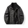 Men's Lambswool Thickened Stand Collar Jacket - Autumn/Winter 2025 Fleece-Lined Pilot Warmth