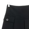 Diane von Furstenberg Mini Length Pleated Skirt 6 Black Women Used