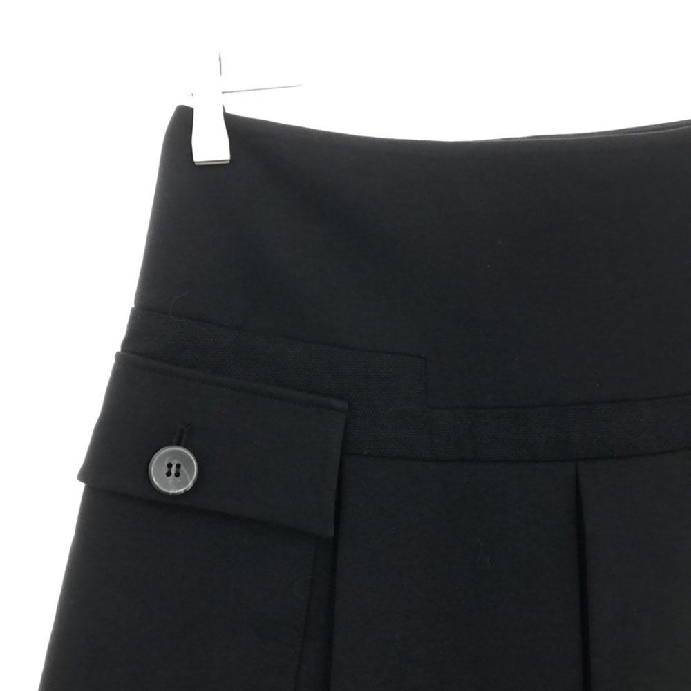 Diane von Furstenberg Mini Length Pleated Skirt 6 Black Women Used