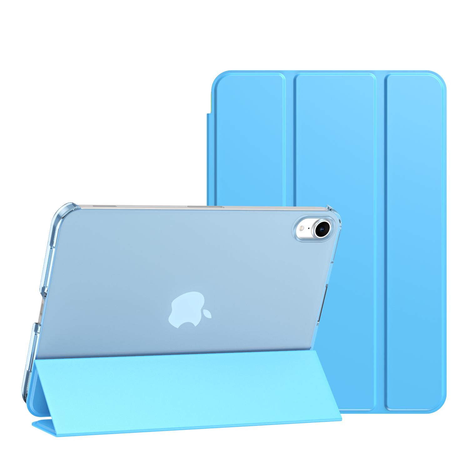Étuis Intelligents Pour iPad Mini 6 7ème Génération ( A17Pro) Coque rigide avec support fin avec fonction Veille/Réveil automatique pour Tablettes Mini 4 5ème Génération iPad mini5