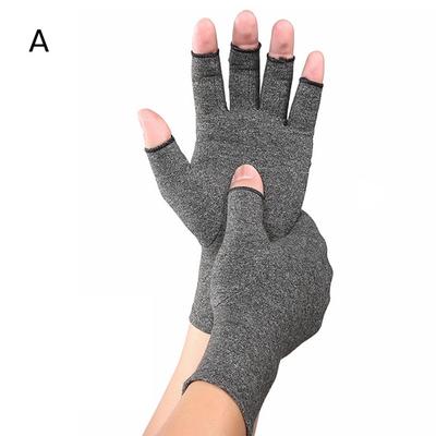 1 Paar Arthritis-Kompressionshandschuhe Rehabilitation Fingerlose Handschuhe Anti-Arthritis-Therapie Linderungshandschuhe Handgelenkstütze Armband