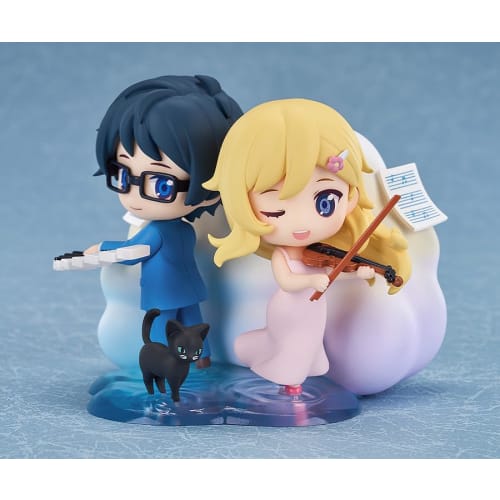 Qset+ Your Lie In April Miyazono Kaori & Arima Kousei Non-Scale Plastic Painted Figure