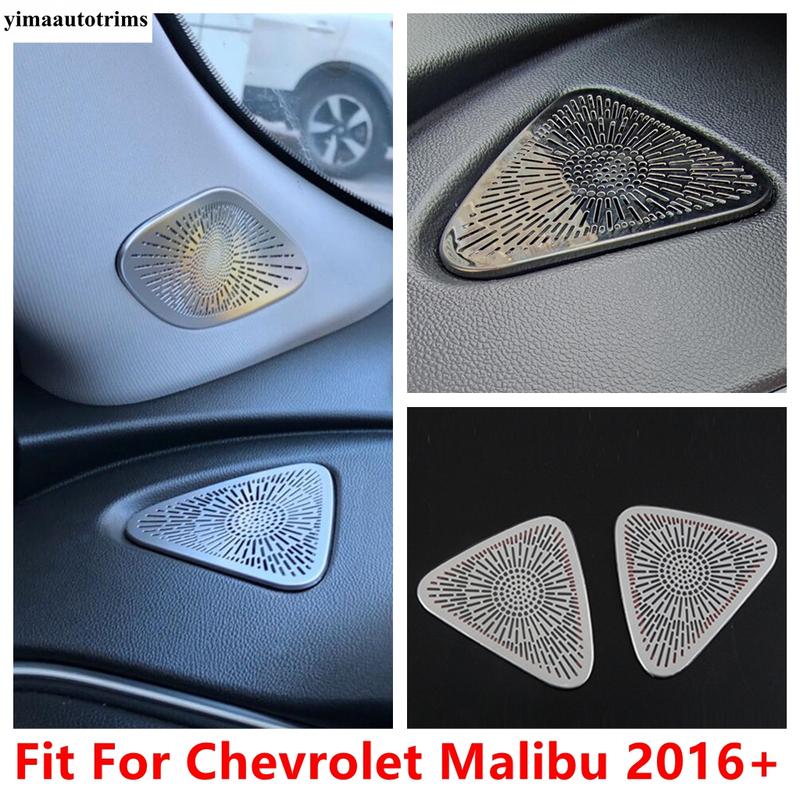Pillar A Tweeter / Dashboard Audio Speaker Loudspeaker Frame Cover Trim Interior Accessories For Chevrolet Malibu 2016 -