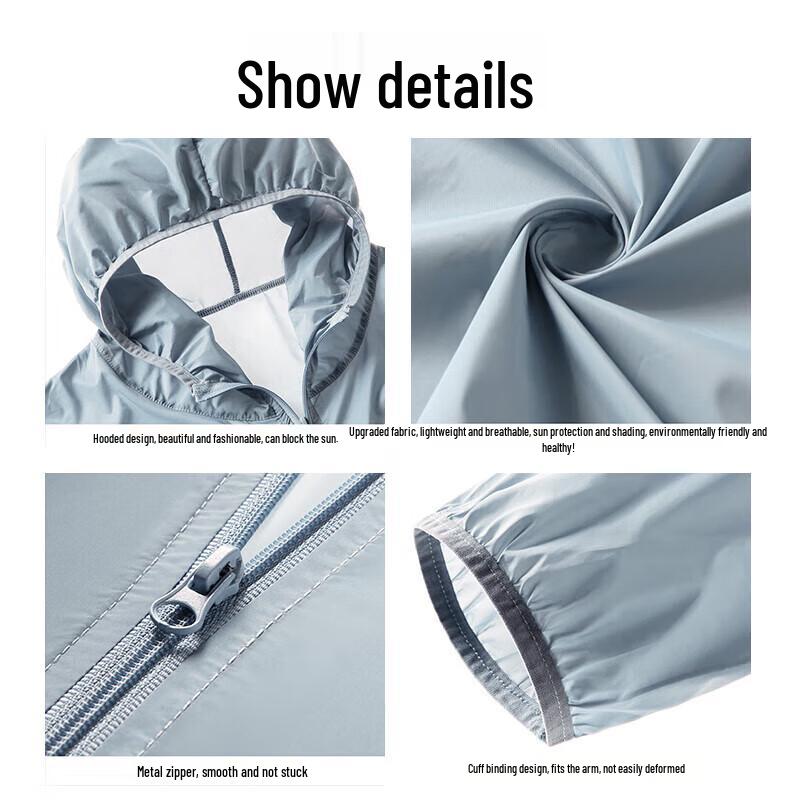 Men's Hooded Ice Silk Quick-Dry Sun Protection Jacket