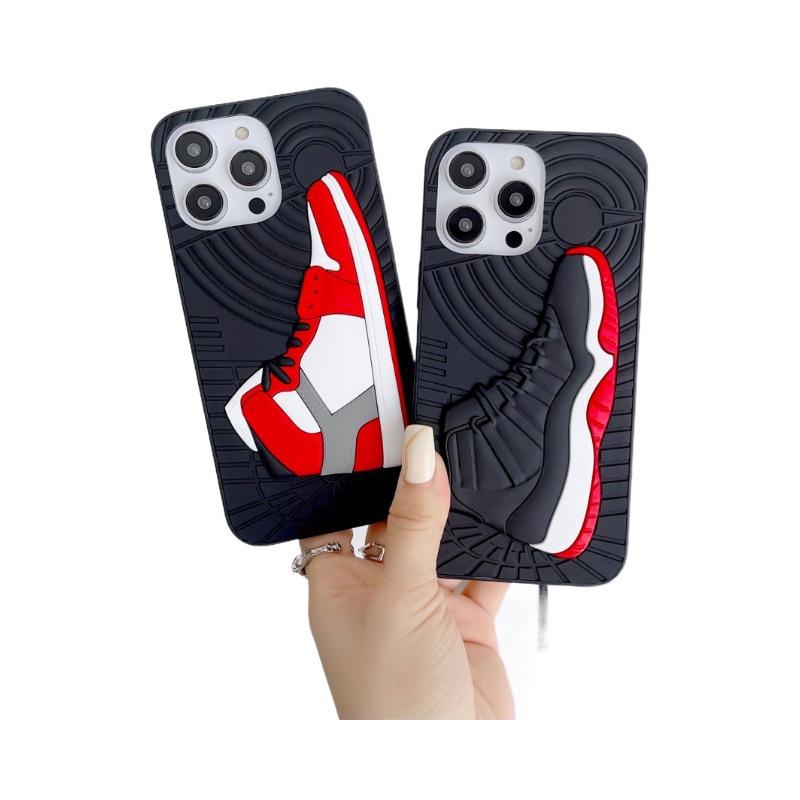 3D Stereo Sneakers Phone Case for iPhone 13 Pro Max, 11, XR, XS (Women's)