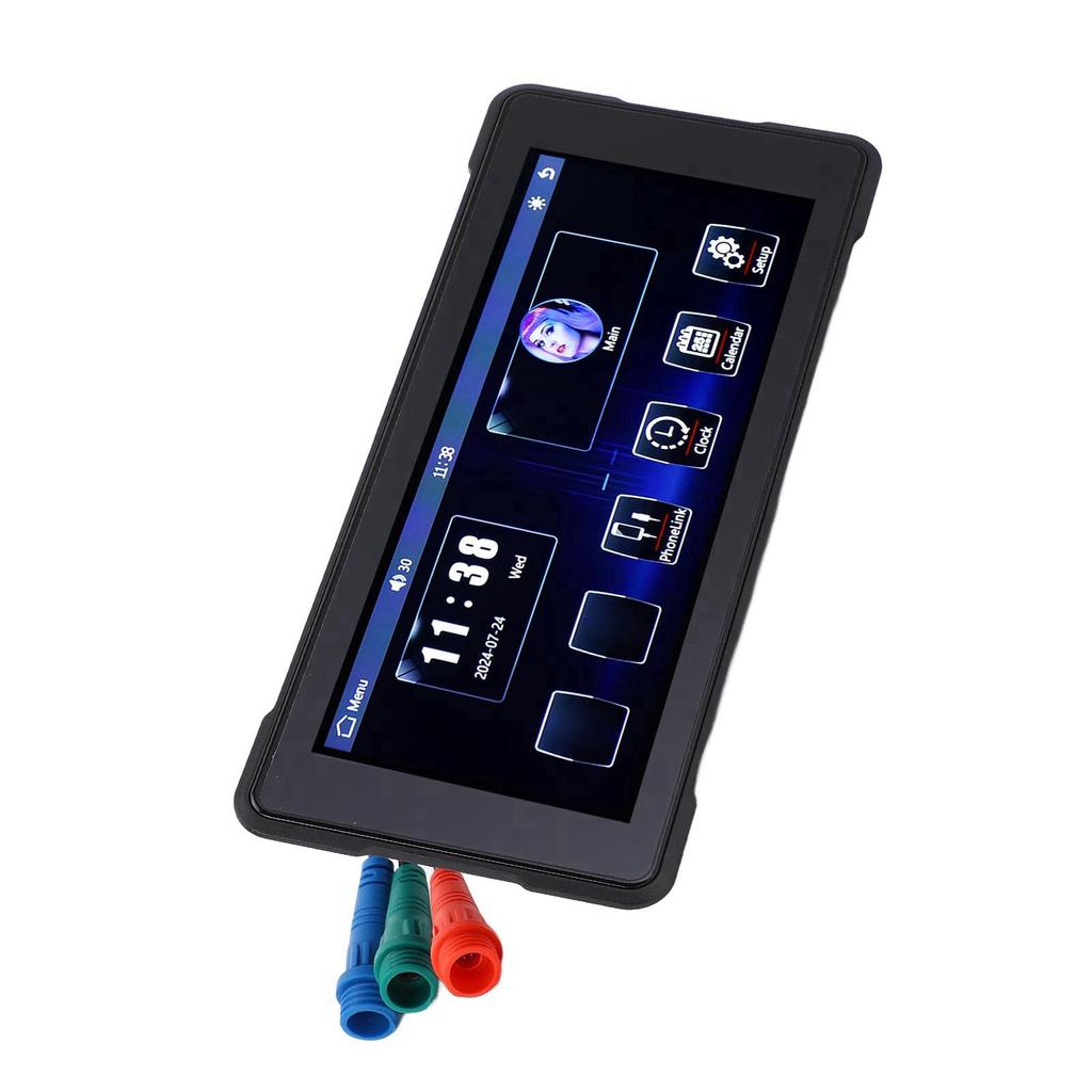 7inch Motorcycle GPS Navigator for Android Auto Carplay 7in Touch Screen Sunlight Readable Display