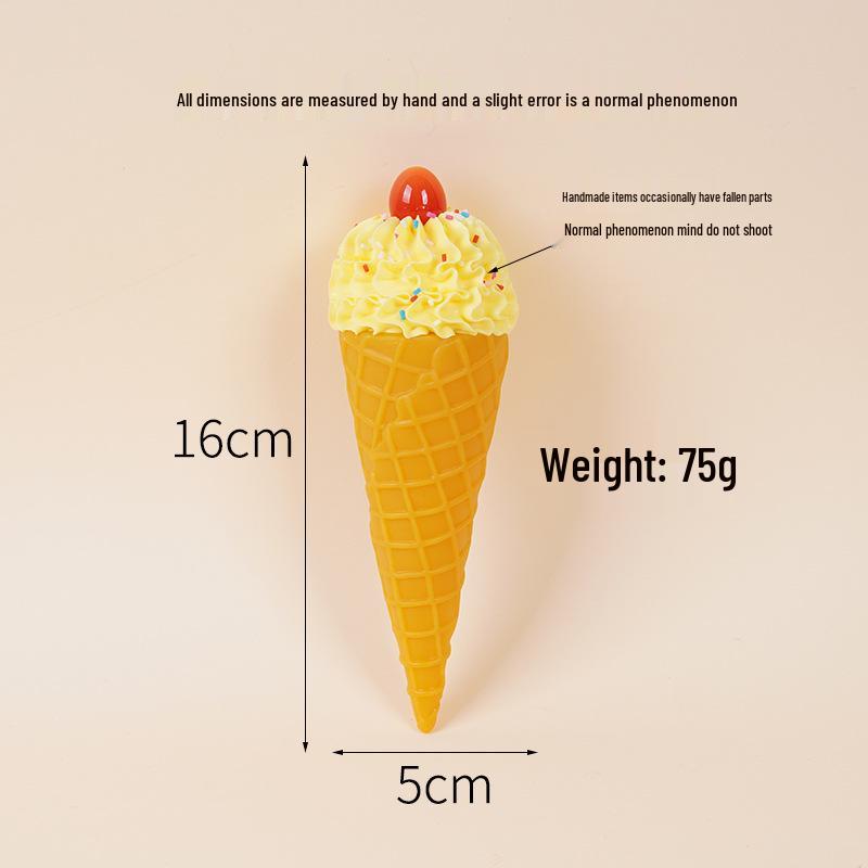 Fruit Cream Cone Claw Machine Toy for Milk Tea Shop Decor