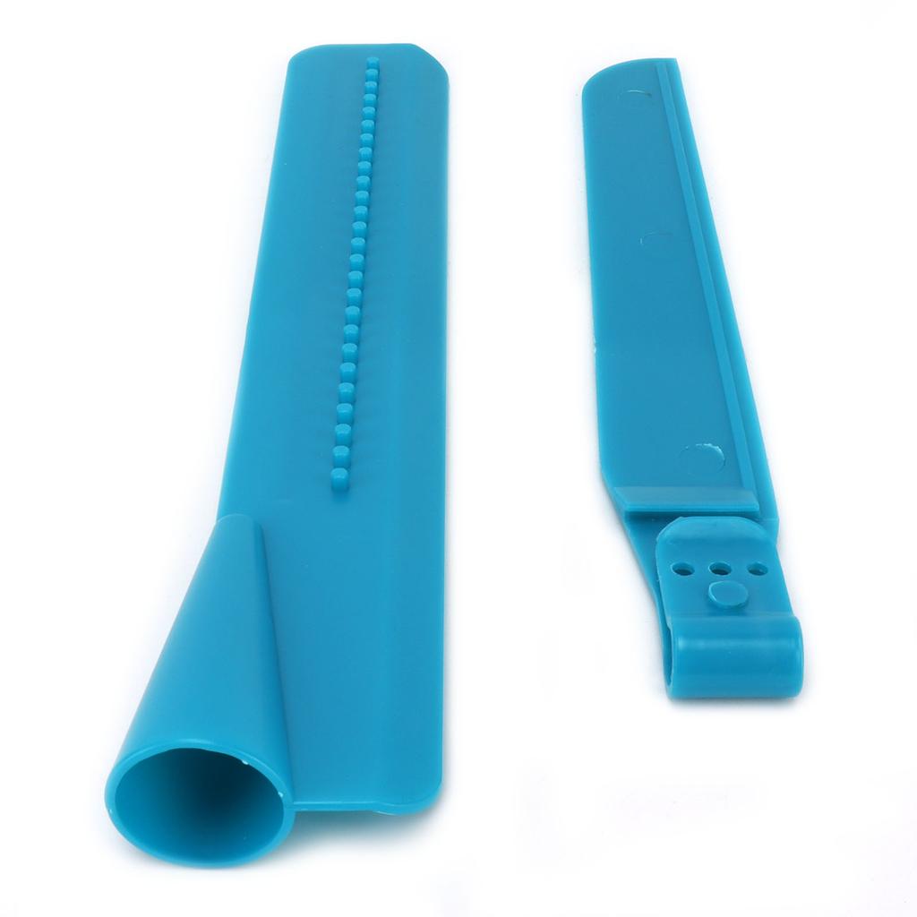 2 Stück/Set Höhenverstellbarer Cremeschaber Kleines Kuchenglätter-Werkzeug für Küche, Zuhause, BäckereiBlau