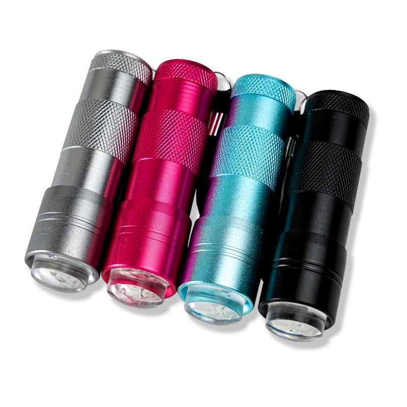 1Pcs Handheld UV Lamp Nail Art Press Light Clear Jelly Silicone Stamper Head With Quick Dry Portable Manicure Lamp+Stamper Tool