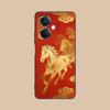 Golden Horse Year Mobile Phone Case for OPPO Reno 14 13 12 11 10 9 8 7 6 5 F T Pro 5G Colorful Printing Cover Cover Cellphones