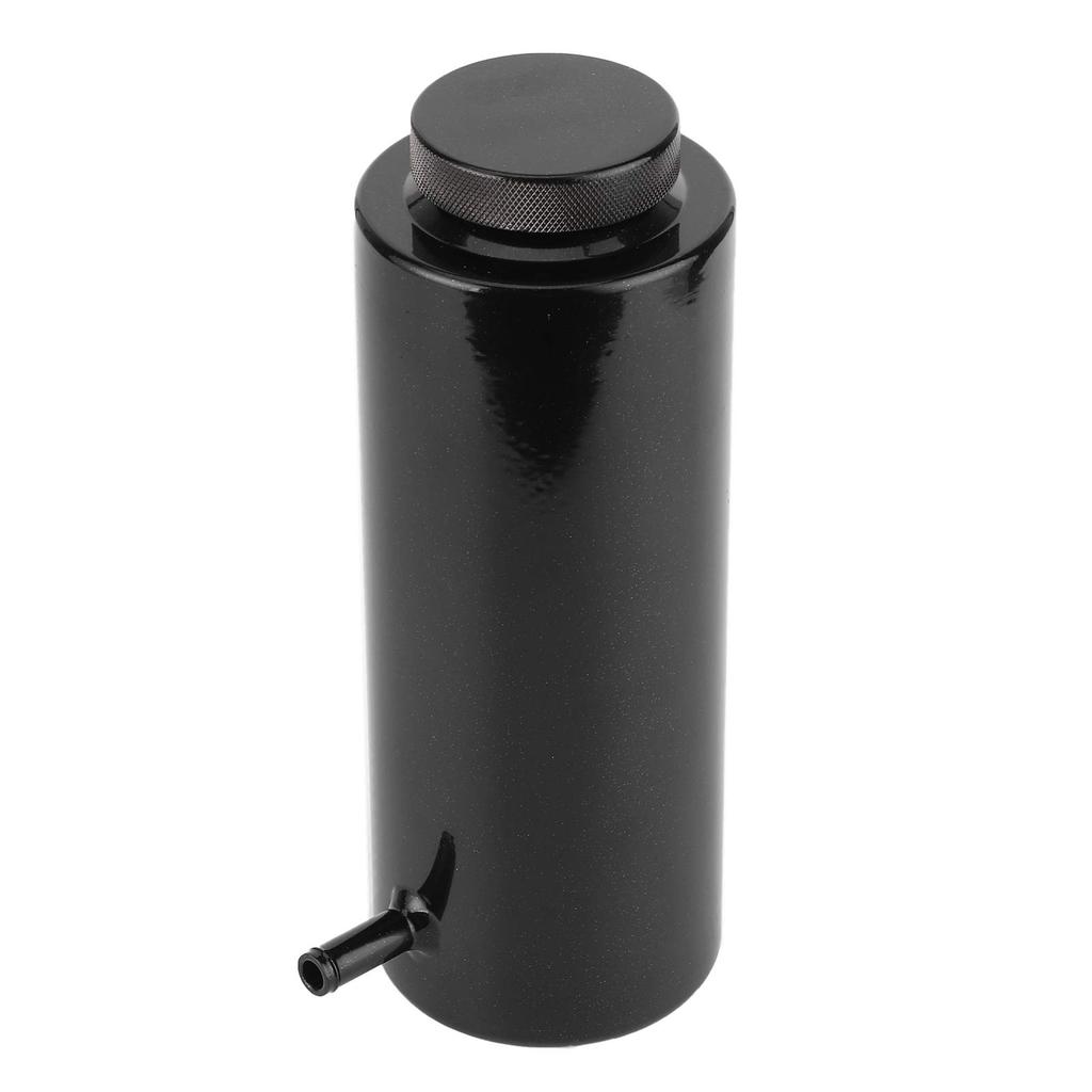 Ongwan Radiator Aluminum Catch Tank 80ml Overflow Reservoir Universal (Black)