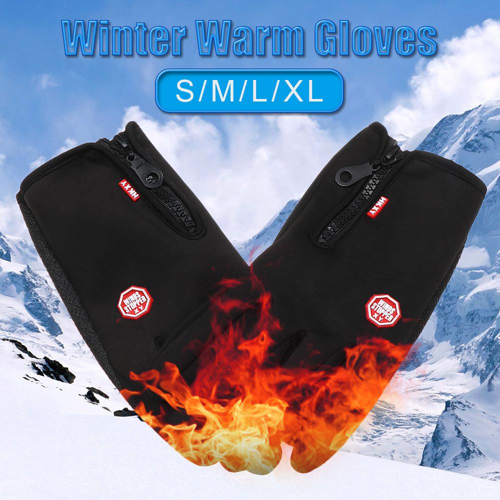 Thermal Women Cold Weather Touch Screen Mitten Ski Gloves Cycling Gloves Winter Warm Gloves