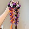 2Pcs Butterfly Halloween Fashion Hair Ties Spooky Cute Hair Additions Ponytail Hair Bands  Gift
