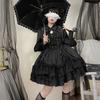 Toku and Yuu Mori Girl Lolita Gothic Tiered Jumper Princess Open Long Party Size Dress, Style, Ladylike, Skirt, Sleeves, Neck, Crossdressing, Chain,