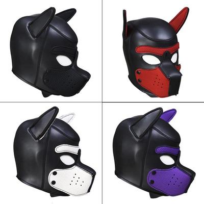 2022 XL Size Colorful SM Dog Head Mask - Adult Erotic Toy & Performance Prop