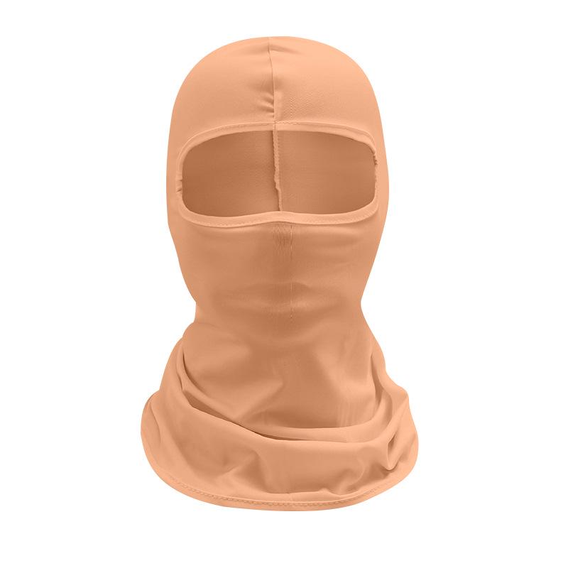 Summer Ice Silk Sunscreen Face Mask: Windproof Dustproof Balaclava for Cycling, Biking, and Outdoor Sports