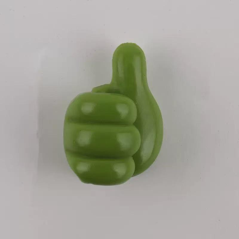 Organiseur de câbles avec crochet pour le pouce – Solution créative, mignonne, adhésive et sans perforation pour le rangement des câbles