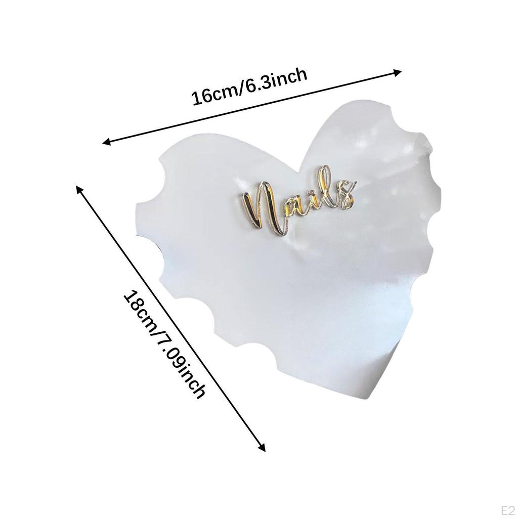 Nail Photo Prop Acrylic Compact Simple Multifunctional Smooth Surface ,Nail Tech Props , Art Display