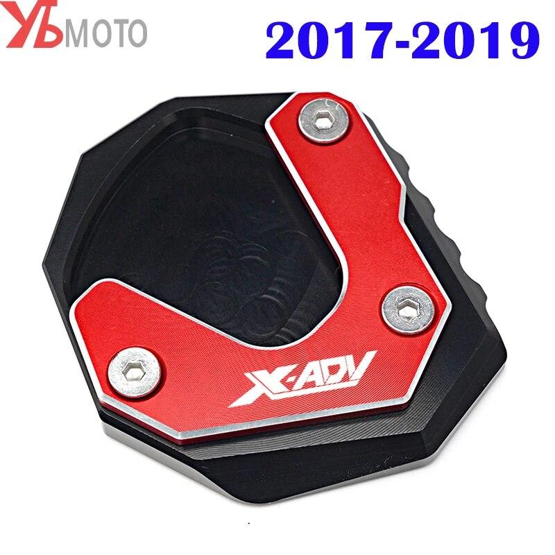 New Motorcycle CNC Foot Support Extension Plate Side Stand Enlarge Pad for HONDA X ADV XADV 750 XADV750 2017 2018-2023  2022