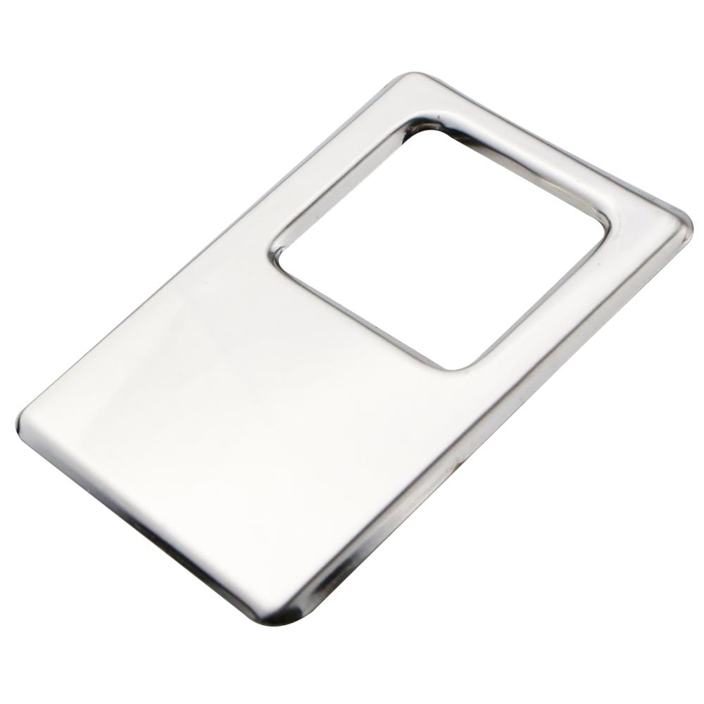 

For Volkswagen VW Golf 7 MK7 7.5 MK7.5 2013-2019 Emergency Light Button Panel Trim Decorative Sticker Cover Interior Accessories серебряный