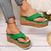 Fashion Platform Women Slippers Summer Clip Toe Shoes Flats Woman Casual Sandals 2025 Designer Brand Beach Cozy Walking Flip Flops Femme