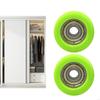 16Pcs/Pack Low Noise Sliding Door Rollers With Rustproof Design For Long Lastingly Performances On Rails and Track M4YD