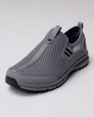 Herren Slipper Restime 25820 41 grau Textil