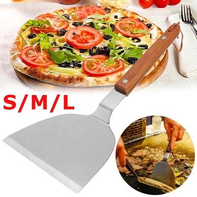 Nepřilnavá kuchyňská dřevěná rukojeť, sekáček na pizzu, pečivo, škrabka, lopatka