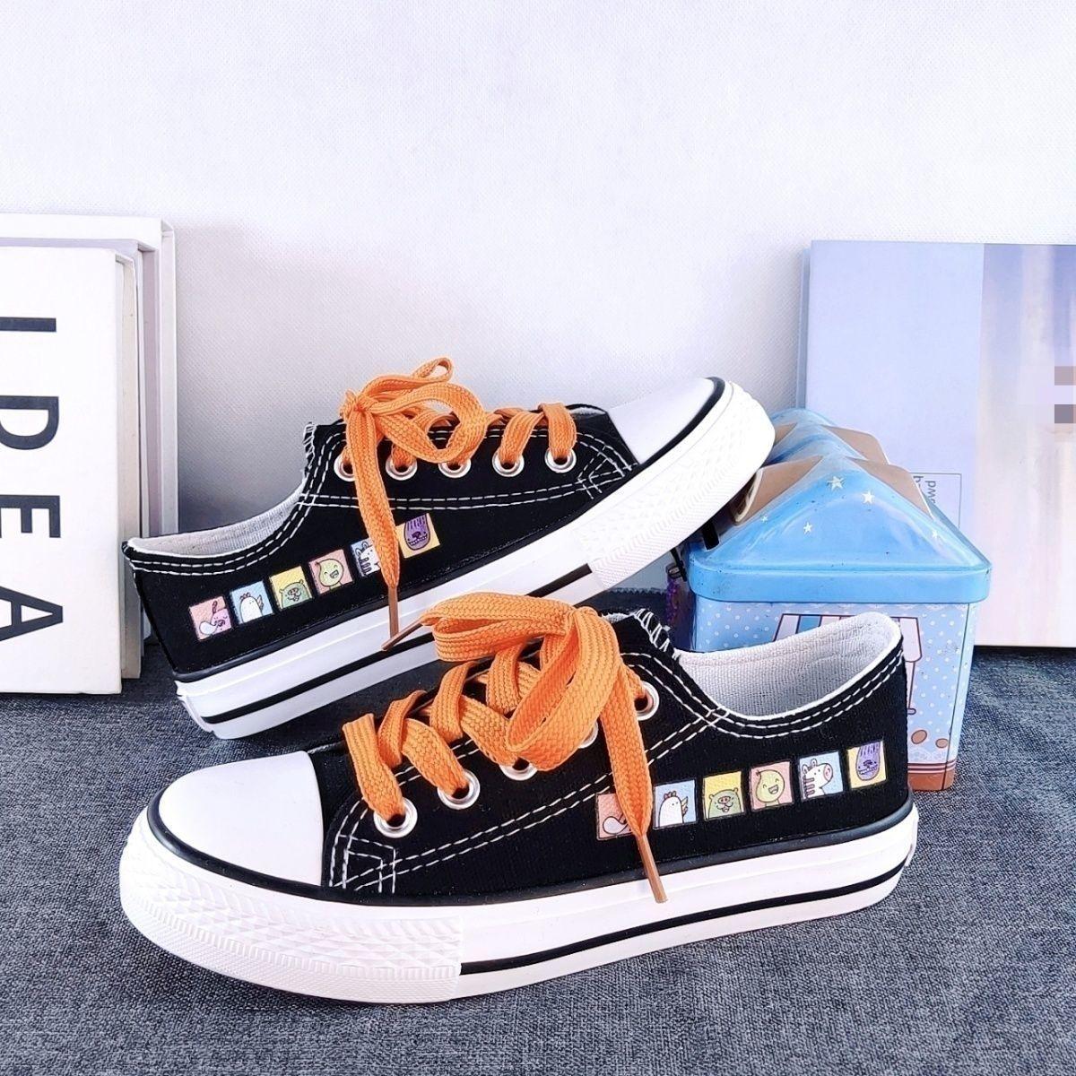 

Обувь для женщин Милые слипоны Женская обувь Низкая Каваий Холщовая Повседневная Распродажа Дизайнерская Корейский Хлопок Оригинал Новинка 39 2024 40