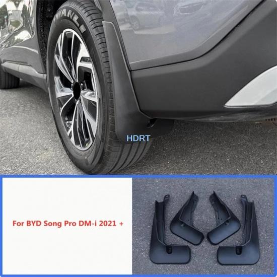 Car Style Front And Rear Mud Flap Mudflap Plate For BYD Song Pro DM-i  + Mudguard Splash Guard Fender Cover Auto Accessories DM-i 2021-2024 Year