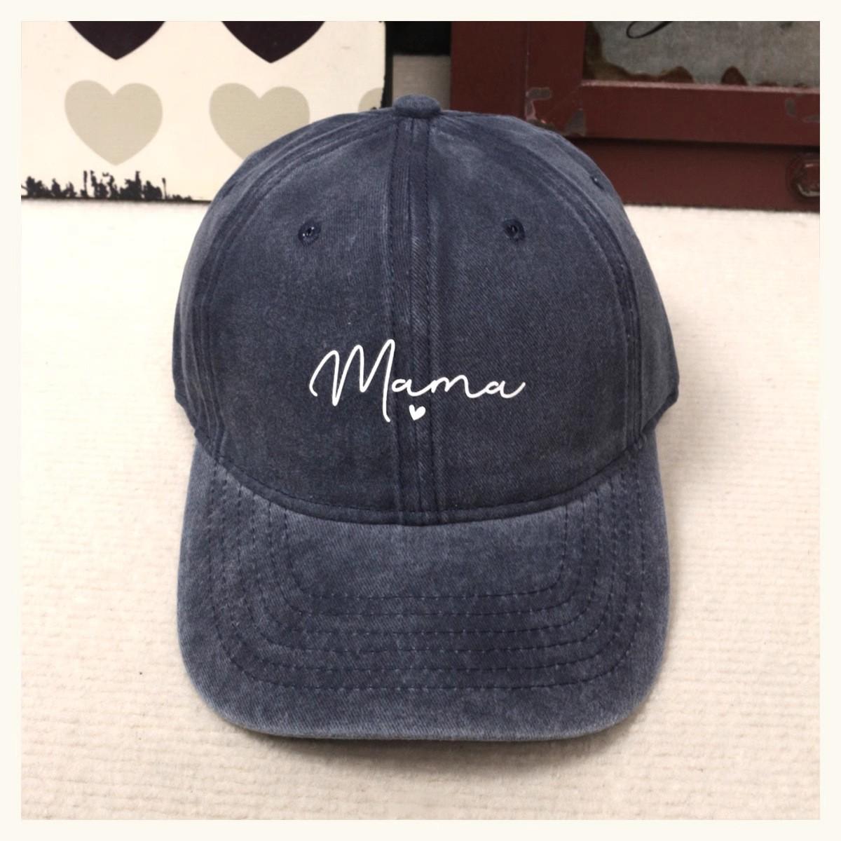 

Бейсболка с принтом Мамина любовь , подарок на День матери, простая повседневная, для отдыха, сочетающаяся, для улицы, для путешествий, солнцезащитная, мамина шляпа Adjustable