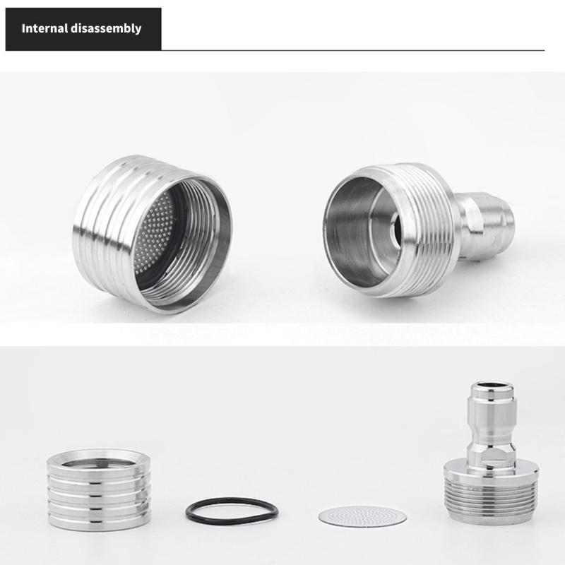 1/4 Quick Connect High Pressure Car Wash Nozzle With Sprayed Patterns For Efficient Cleaning Water Conservation Irrigation