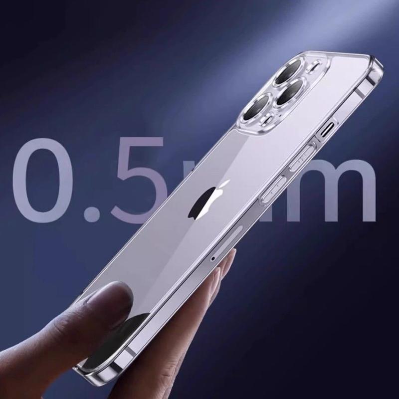 

Skinny Fit For iPhone Case Clear TPU Phone Bumper Shockproof Protective Cover For iPhone 17 16 15 14 13 12 11 Magnetic Charging iPhone 11 чистый