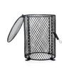Round and Square Shape Heating Bulb Lamp Enclosure Iron Mesh Cover Reptiles Heat Lamp Guard  Snake