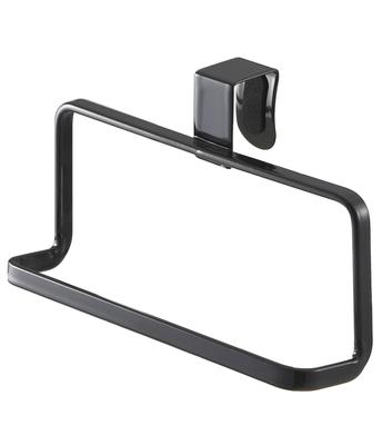 Yamazaki Kitchen Towel Hanger Black Tower Towel Rack Bathroom W16×D7×H9.5cm 6780