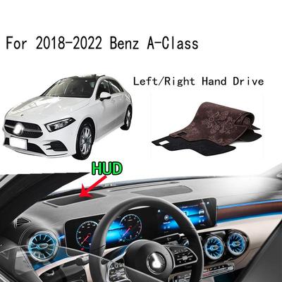 Für 2018–2022 Benz A-Klasse W177 220 V177 200 Dashmat Armaturenbrett-Abdeckung, Instrumententafel, Sonnenschutz, Isolierung, Schutzpolster, Teppichornamente