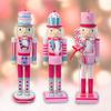 14 Inch Christmas Nutcracker Soldier Figurine Puppet Toy Home Decor New Year