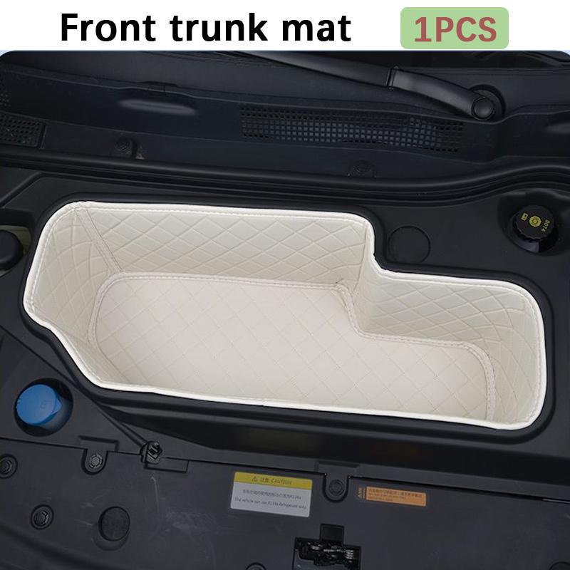 Car Front Trunk Mat For Dongfeng Box Nammi 01 2024 2025 2026 Anti-Scratch Trunk Cargo Organizer Storage Pad Leather Accessories