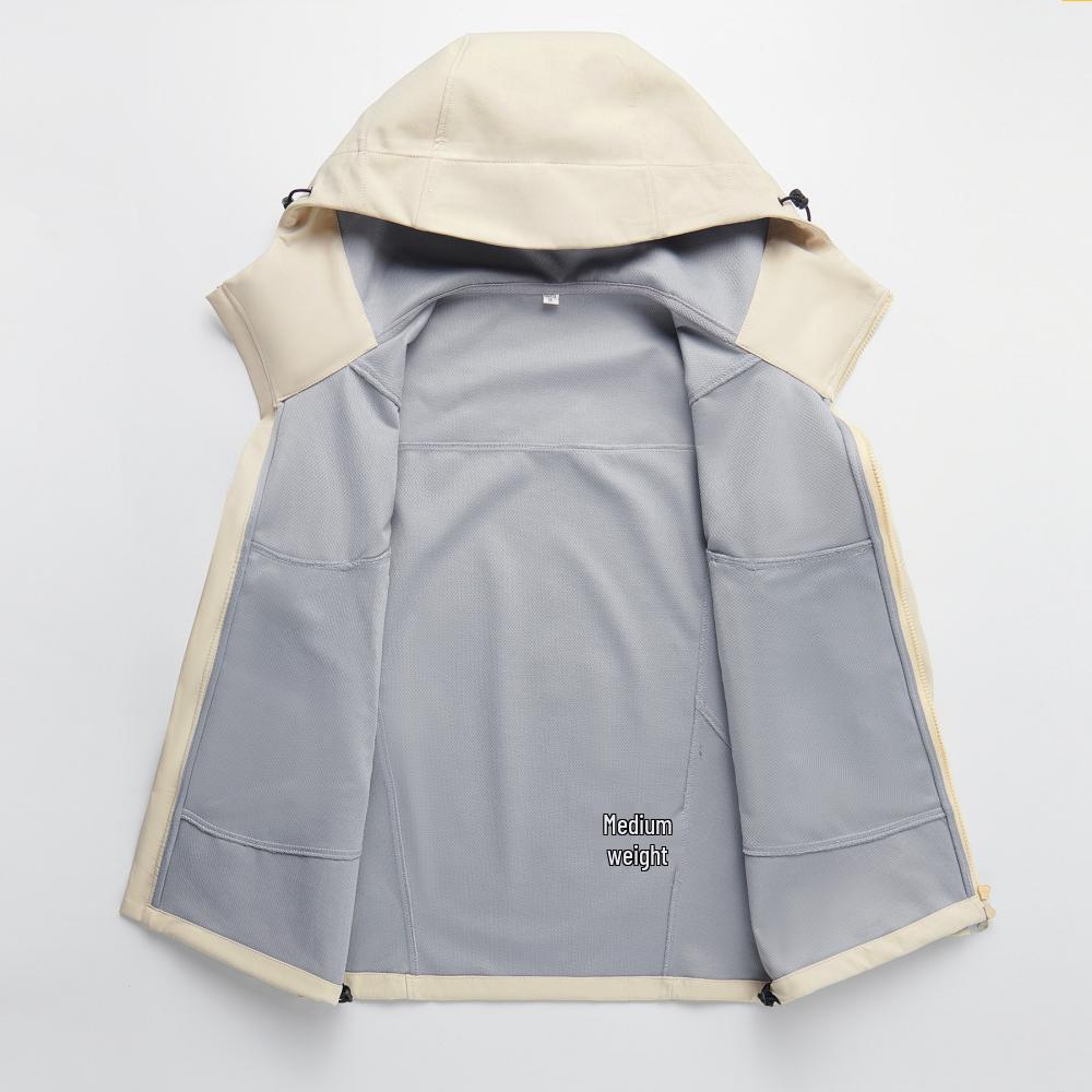 Men's Autumn Hooded Windbreaker: Korean Style, Versatile, Handsome, Youthful Workwear.