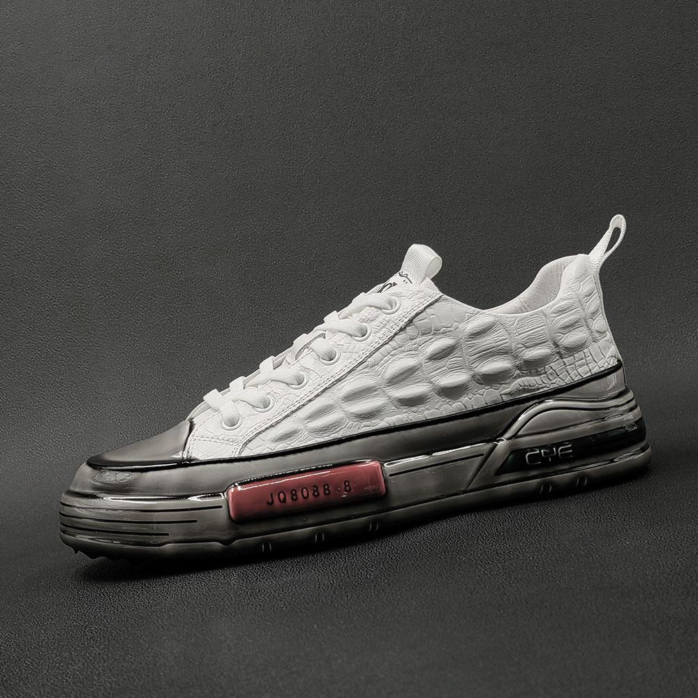 Кожаные кеды, легкая роскошь, высококачественный клей, нишевая трендовая обувь, обувь для увеличения роста 38