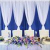 Multi-purpose Tulle Fabric Backdrop Rod Pocket Photography Background Drapes  Birthday Party