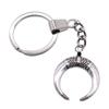 30mm Keychains Sun Moon Pentagram Vintage Jewelry Supplies QY047