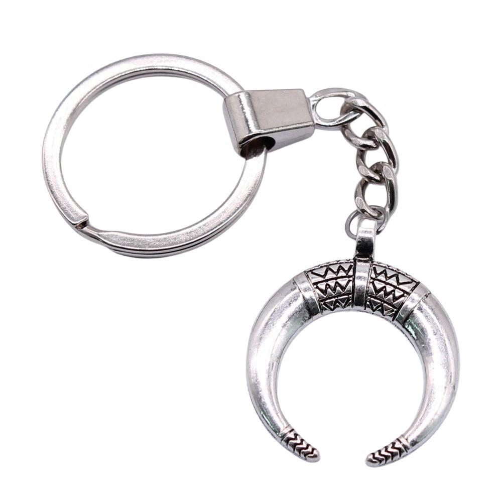 30mm Keychains Sun Moon Pentagram Vintage Jewelry Supplies QY047
