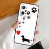 Sausage Dog Dachshund Quotes For Realme 14 10 11 12 13 Pro Plus GT6 GT7 15 Pro C65 C67 C63 C61 C55 C51 C53 C35 C75 Case