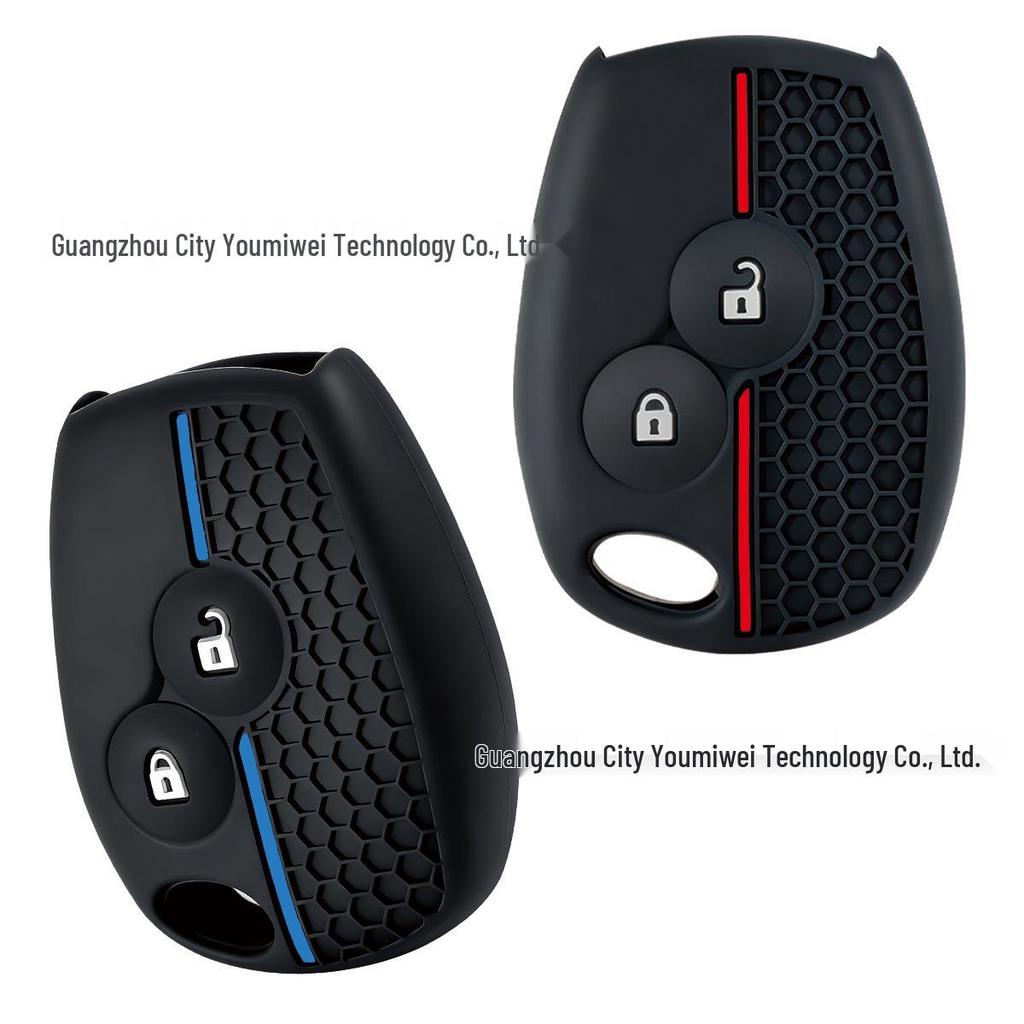Renault Kadjar 2-Button Key Cover - Honeycomb Silicone (Compatible with Mercedes Smart Keys)