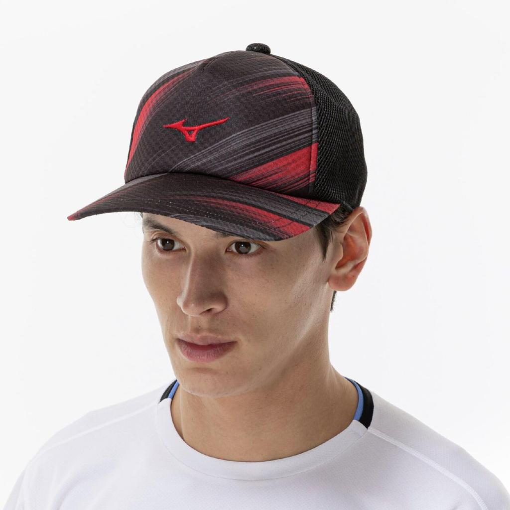 Tennis Cap 62JWD002 Unisex Black Free Size [Mizuno]